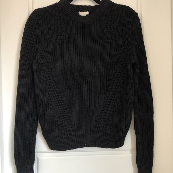 Black Knit Sweater - Picture 1 of 3